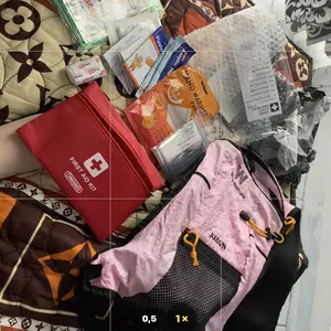 Paket Survival Anti Hipotermia: Selimut Tahan Dingin, Penghangat Tangan, Jas Hujan, dan First Aid Kit Camping Gunung