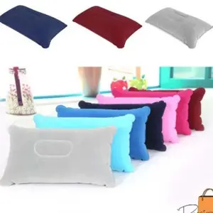 Bantal Angin Tiup Travel Pillow Portable Camping Hiking Pesawat Mobil