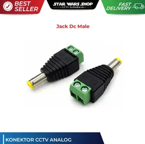 Konektor Kamera CCTV Jack DC Male Star Wars Surabaya