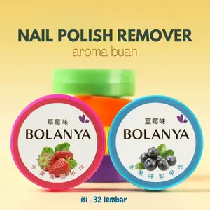 Nail polish remover tissue Aroma Buah / nail polish varnish remover tisu pembersih cat kuku kutek