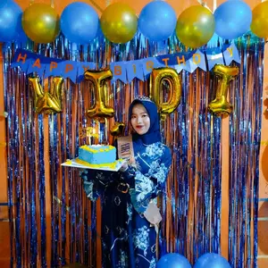 [LATEX COMBO] Balon Latex METALIK 2 WARNA MIX COLOR isi 20/30/50