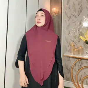 Khimar Syari'i Pet Antem Cerutty Babydoll-BZ 036 Hijab Modern dan Nyaman untuk Kegiatan Sehari-hari