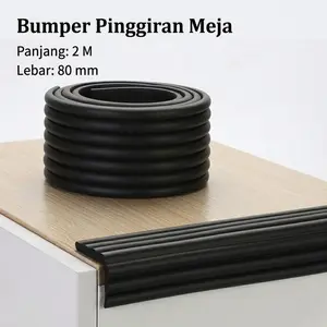 Bumper Pinggiran Meja Table Edge Corner W Shape 80mm - L-8104