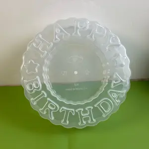 ( 1 PCS & 3 PCS ) Cetakan Loyang Puding Happy Birthday Cetakan Agar Ulang Tahun Diameter 20 CM Cetakan Bolu Kukus