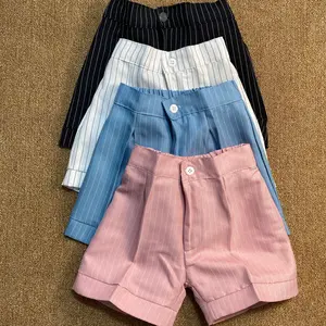 Celana Pendek Anak Perempuan 1-16 Tahun Korean Style Motif Salur