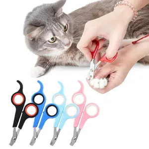 Gunting Kuku Kucing Anjing Kelinci Ukuran Kecil 12.2cm x 5.5cm Tanpa Rasa Sakit Aman untuk Hewan Kesayangan Anda Nail Alat Potong Kuku Hewan Cepat dan Aman