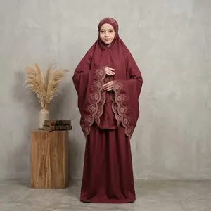 Mukena Dewasa Siti Khadijah Mukenah khodijah Renda Bordir Grasela Katun Premium