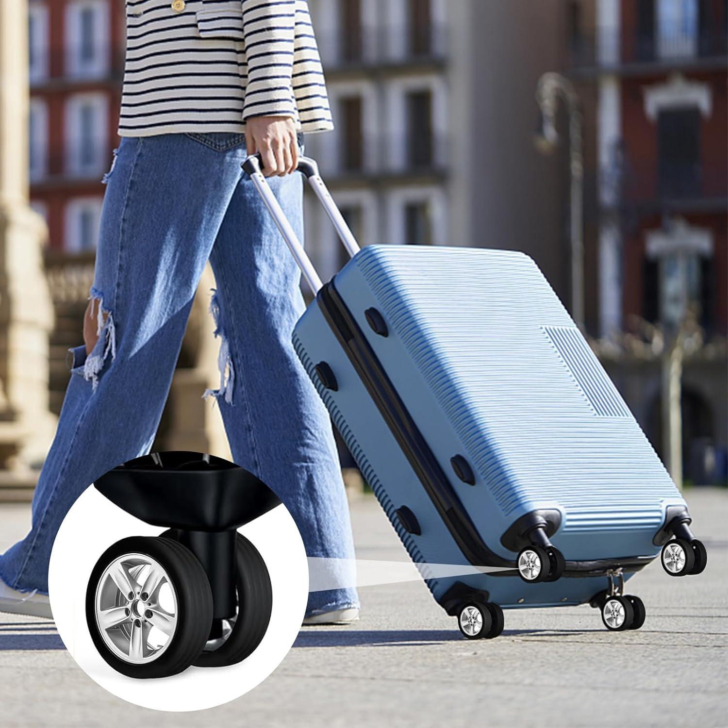 Kvers Pelindung Roda Koper Silikon Luggage Wheel Covers 4 PCS - KV-4
