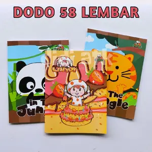 Buku Tulis Dodo 58 Lembar 1 Pak Isi 10 Pcs -  Paper Stationery