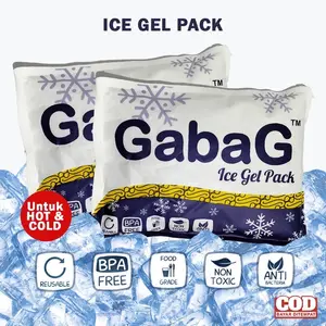 Gabag ice gel pack dry ice gell 500gr dan 200gr cool ice / hot 500ml dan 200ml gel pembeku pendingin asi dingin / panas