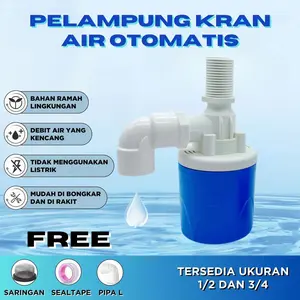 Kran Otomatis Bak Mandi 1/2 Inch 3/4 Inch Sensor Keran Tandon Air Pelampung Toren / Pelampung Kran Air Otomatis Pelampung Otomatis