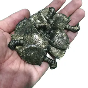 souvenir motif A3 kaligrafi bahan kuningan