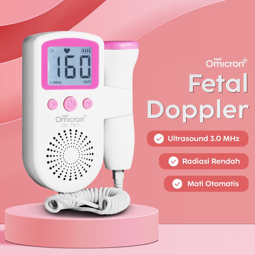 TaffOmicron Alat Deteksi Jantung Janin Fetal Doppler Portable 3.0 MHz - JSL-T501