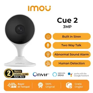 IMOU Cue 2 Smart IP Camera 3MP 2K Human Detection Baby & Pet Monitor Two-way Talk Garansi Resmi