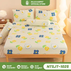 RAJA [01] - SEPRAI SPREI 120 200CM ADA SARUNG BANTAL SARUNG GULING BAHAN MI E HALUS LEMBUT MOTIF ESTETIK KEKINIAN SEGALA USIA - NTSJT 1000, 120 200CM
