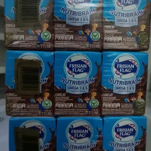 Frisian Flag, Minuman susu UHT Rasa Cokelat 115 ml , 1 paket isi 6 - Chocolate