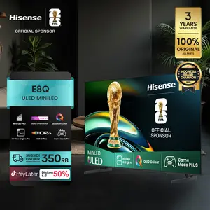 【New Arrival】Hisense-E8Q series-55/65 inch ULED MINILED TV-MiniLED PRO-VIDAA Smart Voice-Quantum Color-HiView Engine Pro-HDR 10 Plus-Game Mode Pro-3YearsWarranty