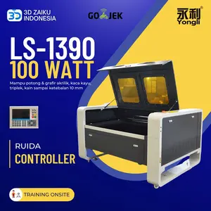 Zaiku CNC LS-1390 with 100 Watt Laser CO2 dengan Ruida Controller