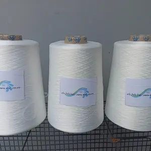Benang obras polyester putih 500gram / 1/2kg