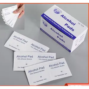 tisu alcohol pads 75% isi 100 pcs/ Alcohol Pad Steril 70% Isi Banyak – Pembersih / Alcohol Swab 70% Steril – Aman untuk Kulit SH