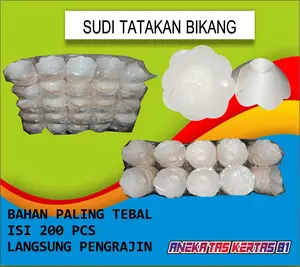 ISI 1000 PCS SUDI / SUJI TATAKAN KUE BIKANG BAHAN DUPLEK ATAU IVORY TEBAL SUJI BIKANG tersedia isi 200 dan 1000 pcs