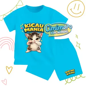 Cimimoro Setelan Anak Cowok Cewek Viral Terbaru Gambar Kucing Kicau Mania Fashion Anak Trending
