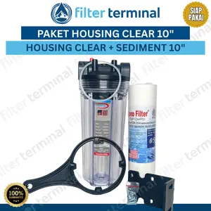 Paket Housing Filter Air + Sediment 10" / Housing Filter + Sediment 10" / Paket Housing dan Sediment 10"