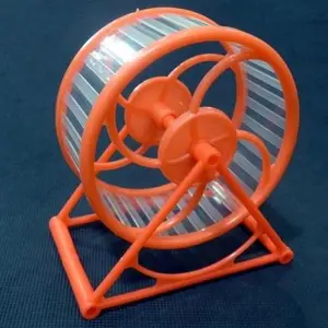 Kincir Kincir Hamster Orange dengan Struktur yang Tersedia Berdasarkan Informasi Produk