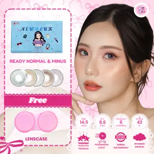 (NDD) Softlens NEWBLUK HYPE by CTK (NORMAL & MINUS) softlens coklat diameter natural