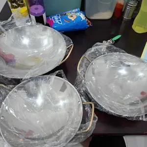 [PROMO BULAN INI] Texania DAPAT 3 WAJAN - Wajan Kuali Stainless Mudah Dibersihkan Awet - Wajan Resto - 3 Ukuran 22cm 24cm 28cm