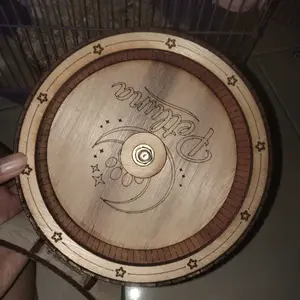 Petluna Silent Hamster Jogging Wheel Diameter 15cm Rapi Presisi Kokoh Dari Kayu Berkualitas