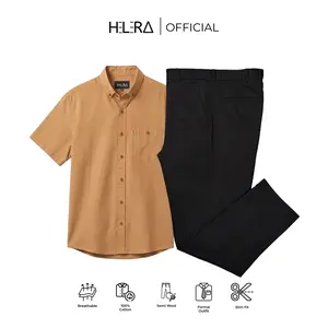 BUNDLING ANKLEPANTS DAN KEMEJA PENDEK KATUN SIGARETE