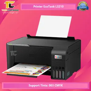 Printe Eco Tank L3210 / L3211 / L3216 Print Scan Copy AIO Multifungsi A4 EcoTank L3210 L3211 All In One Multifunctions Bergaransi New / Epson L121 Print Only