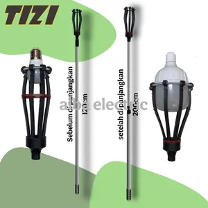 TIZI Tongkat Lampu 8 Jari 2 Meter Pengganti Downlight Bohlam Mudah Pemasangan Praktis dengan Bubble Wrap Gratis