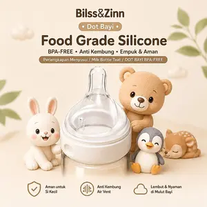 Bilss&Zinn Dot Botol Bayi Anti Kembung, Empuk & Aman, Perlengkapan Menyusui / Milk Bottle Teat / DOT BAYI