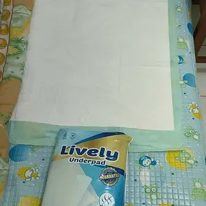 LIVELY Underpad HALAL Perlak 60cm X 90cm - 10pcs / Alas Pipis / Daya Serap Tinggi / Anti Bocor