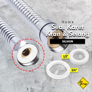 Seal Karet Kran Selang Shower Mandi Toilet Selang Flexibel 1/2 inch 3/4 inch