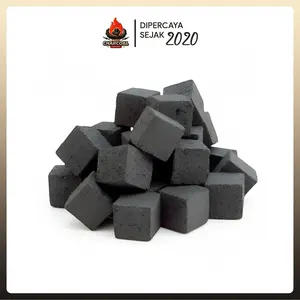 Arang Briket Cube 1 Kg BBQ Premium Panggang Food Grade Areng Barbeque