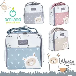 OMILAND - Tas Perlengkapan Bayi Kecil | Tas Bayi Kecil Alpaca Series | Diaper Bag Small