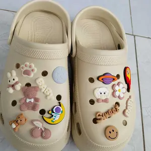 Aksesori Baim Gesper Sepatu Diy Aksesori Gesper Dekoratif Bunga Sepatu Kartun Lucu Cocok untuk Baim