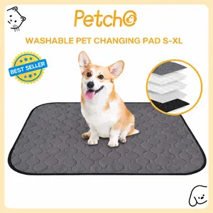 Petcho Alas Pipis Hewan Peliharaan Anjing Kucing Kelinci Bisa Dicuci Ulang Daya Serap Tinggi Anti Selip
