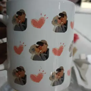 Mug Gelas Murah Gelas Mug Custom Wajah Muka Aesthetic Kualitas Import Tebal SNI Mug Keramik Premium Putih Cemerlang Bisa Custom Foto