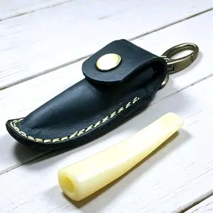 Kerajinan Kepala Tasbih Bahan Tulang Sapi Alami & Wadah Tasbih Sarung Kulit Asli Desain Unik Fungsional Dan Estetik