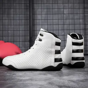 Sepatu Tinju Profesional Sneakers Tinju Ringan Pria untuk