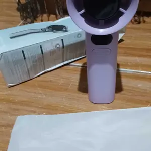COD 2026 Kipas Angin Mini Portable Genggam Kuat Angin Turbo AC Mini Air Tahan Lama 24 Jam Kecil Murah dengan Tali Gantungan untuk Anak Sekolah Kipas Genggam Layar LED 120 Gear 165000RPM Angin Kencang