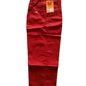 AB Collection Celana Panjang Merah Model 27 untuk Anak Sekolah Dasar.