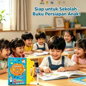 Buku Pintar Suara Anak Interaktif Sentuh Suara Tahan Air Dan Sobek Banyak Konten Edukasi Lengkap Belajar Angka Huruf Warna Untuk Balita Usia 1-5 Tahun Stimulasi Otak Anak 2026 Saat Bermain (COD Tersedia)