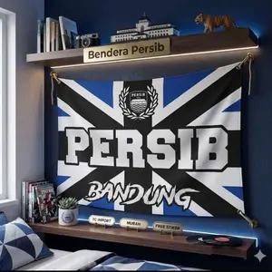 BENDERA PERSIB BANDUNG Model Terbaru Ukuran 90x60