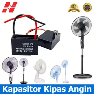 【NIGO】Kapasitor Starter Kipas Angin - Start Efisien/Tahan Tegangan Tinggi - Cocok untuk Motor Kipas Plafon, Penghisap Asap, dan Kipas Meja