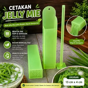 Cetakan Jelly Mie Noodle / Mie Puding / Puding Jelly Mie Dorong Plastik